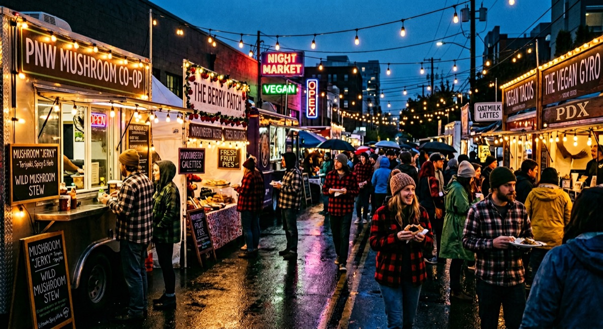 Vegan Night Market Portland